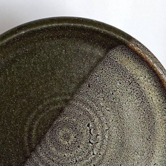 Dan Eash Pottery PA Handmade Brown Glazed Stoneware Decorative Plate 7in - Picture 2 of 8